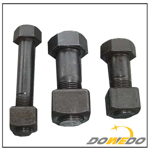 挖掘机和推土机履带蹄螺栓和螺母