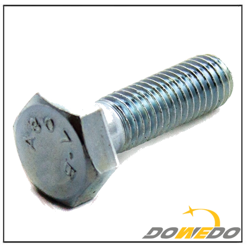 1/2-13 X 1 3/4 A307B镀锌重型六角螺栓