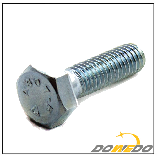 1/2-13 X 1 A307B重型六角头螺栓镀锌